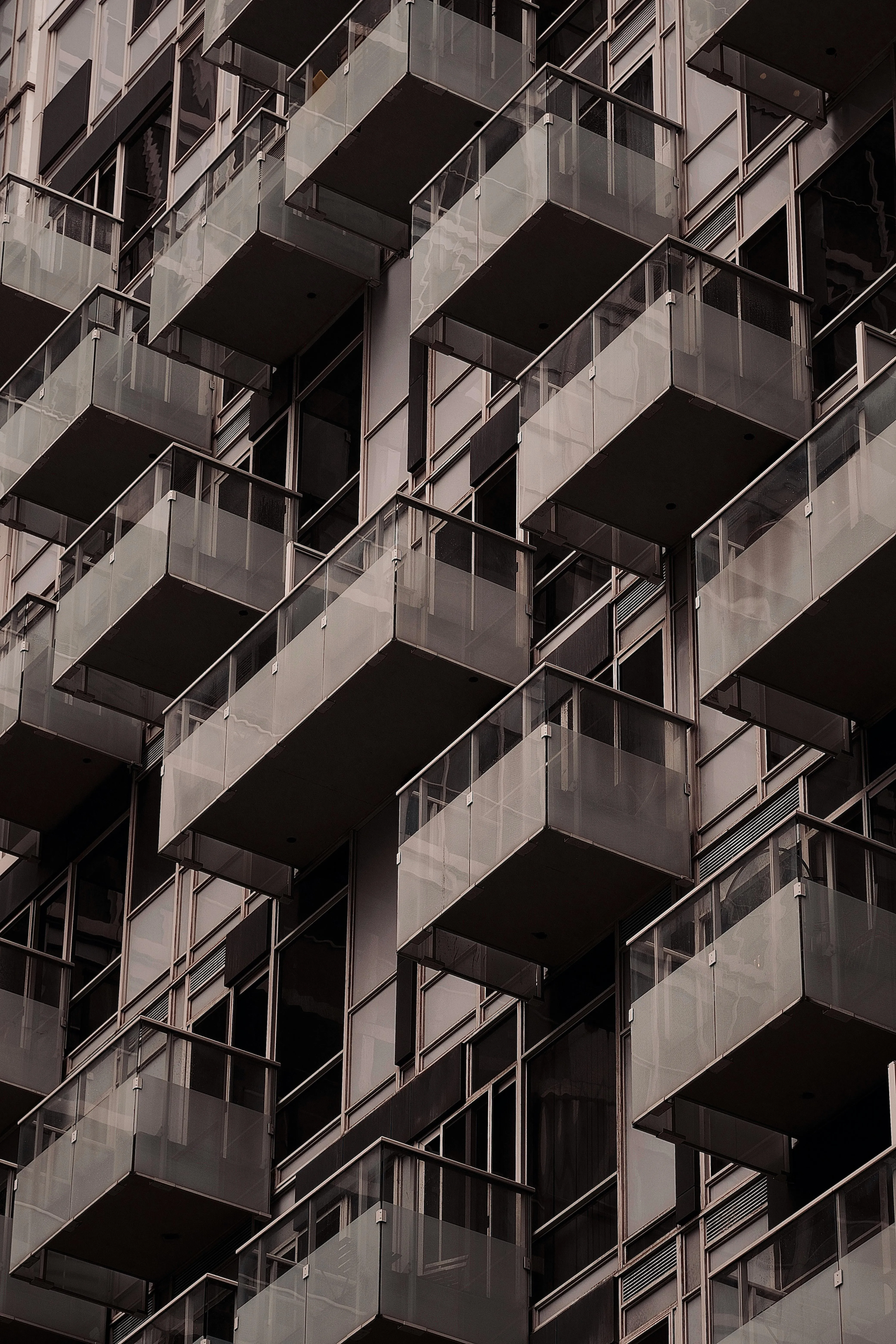 Edmonton Condo building black and white